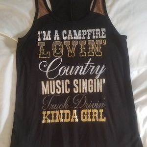 Super cute racerback top